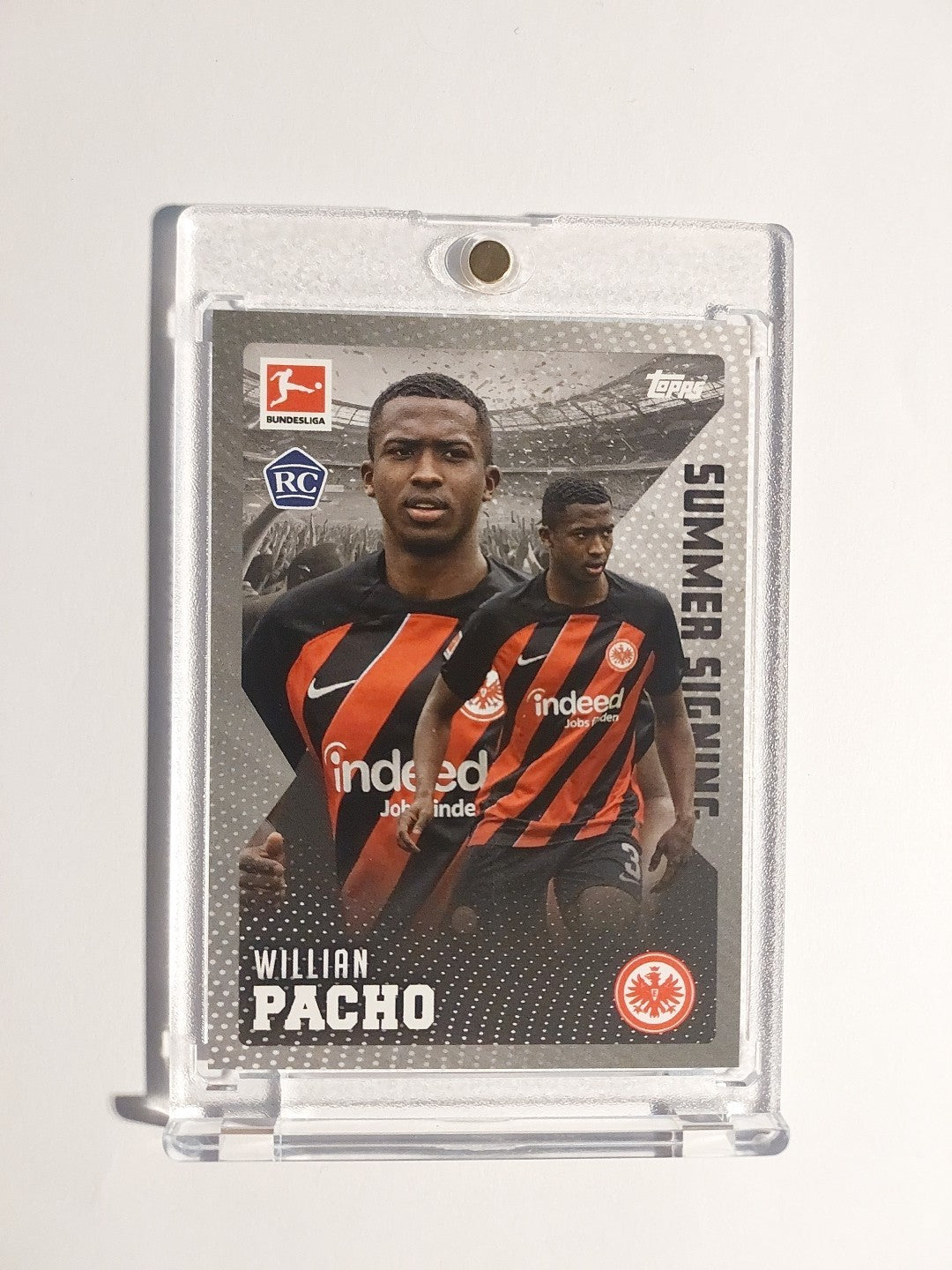 Topps Bundesliga 2022-23 Willian Pacho Eintracht Frankfurt Parallel Rookie Rare – Bild 1
