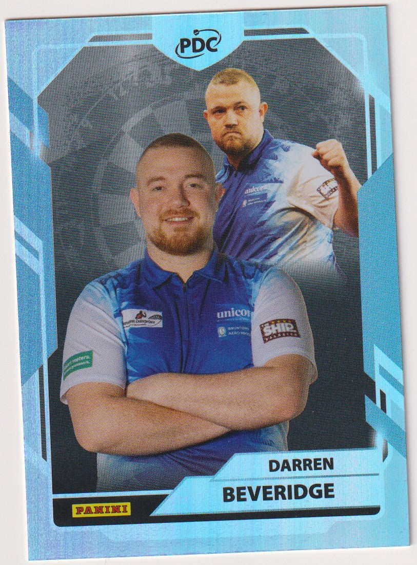 Panini PDC World Championship 2026 Darren Beveridge Refractor Parallel – Bild 1