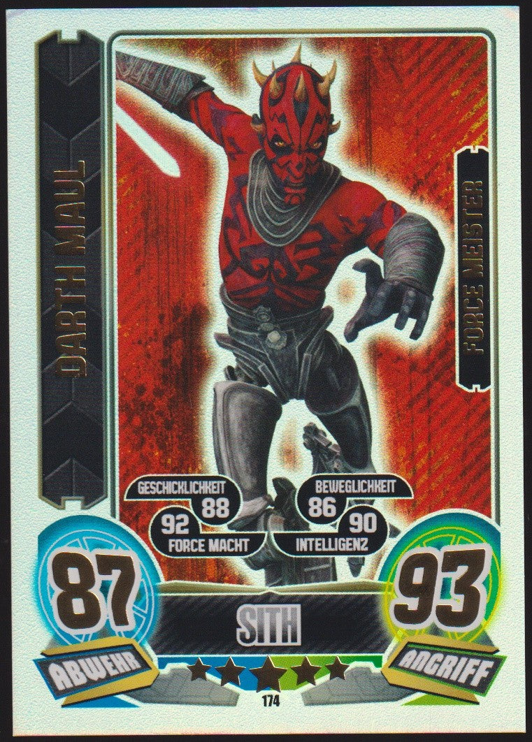 Topps Star Wars 2013 Darth Maul Separatisten (Sith) TCG Rare Nr. 174 – Bild 1