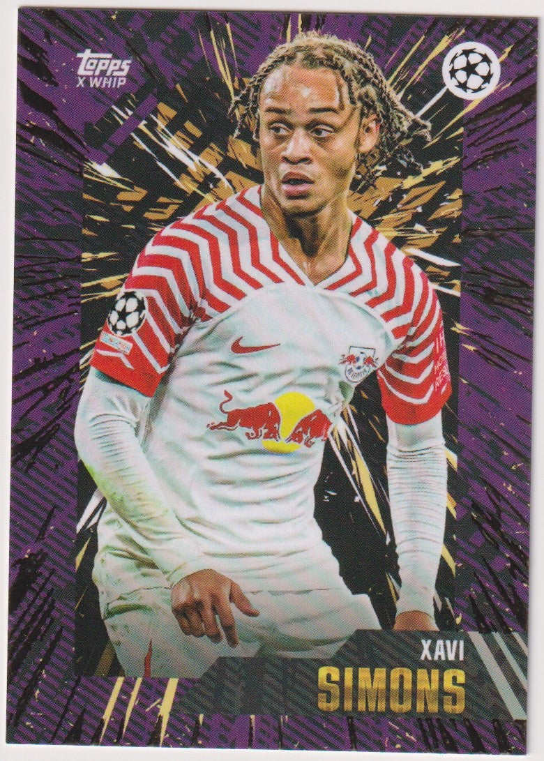 Topps X WHIP 2023-24 Xavi Simons RB Leipzig UEFA Champions League Parallel – Bild 1