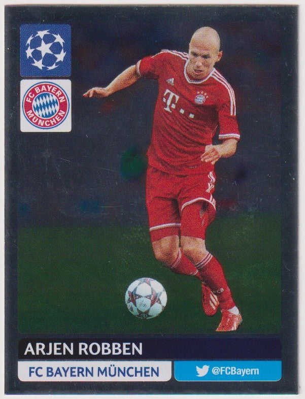Panini UEFA Champions 2012-13 Arjen Robben FC Bayern München Parallel – Bild 1