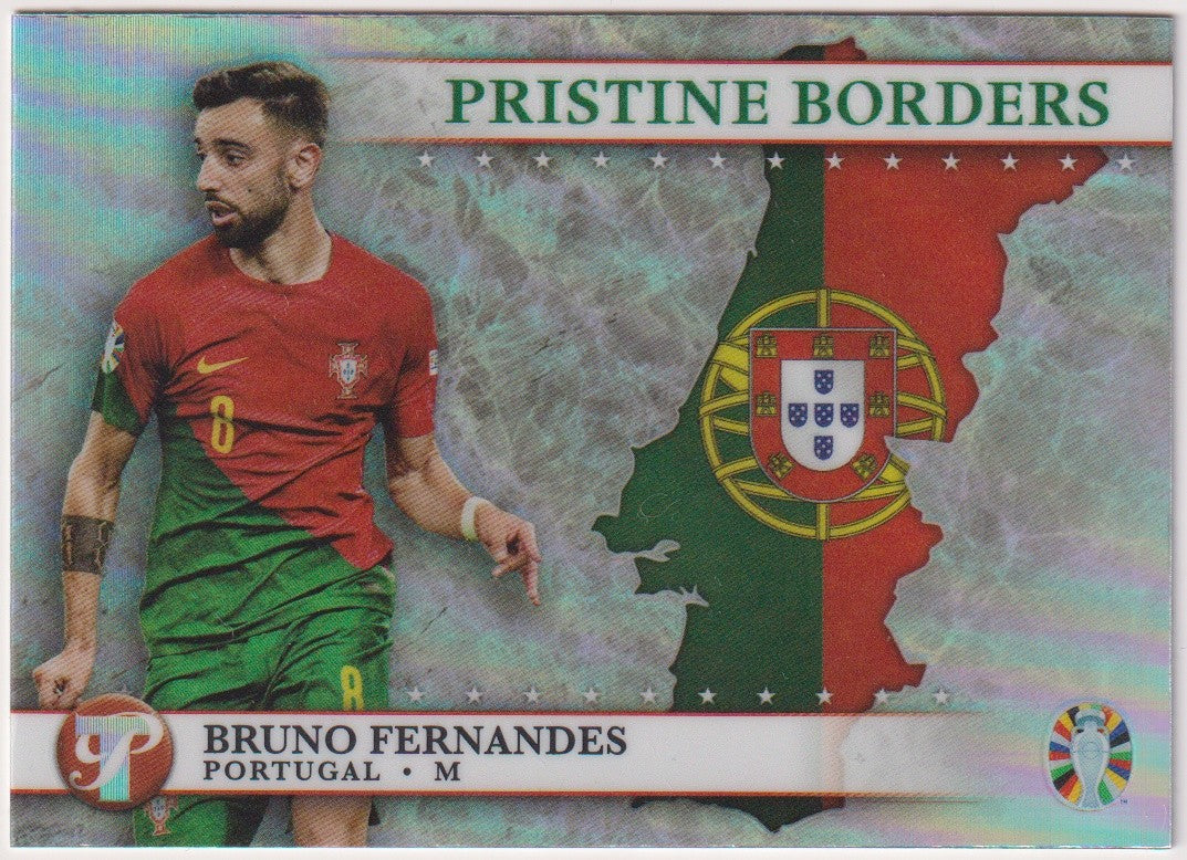 Topps Pristine Borders 2023-24 Bruno Fernandes Portugal Road to UEFA Euro 2024 – Bild 1