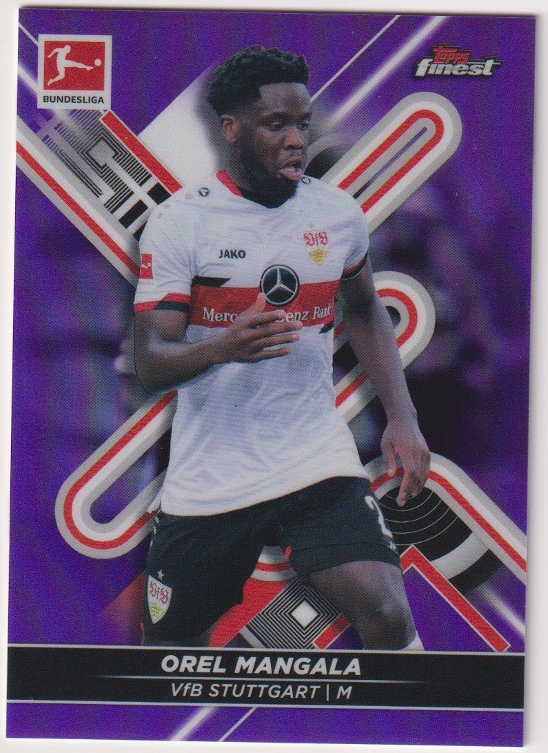 Topps Finest 2020-21 Orel Mangala VfB Stuttgart Parallel 209/250 Rare – Bild 1