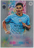 Topps Champions League Julian Álvarez Rookie Manchester City Blue Parallel Rare – Bild 1