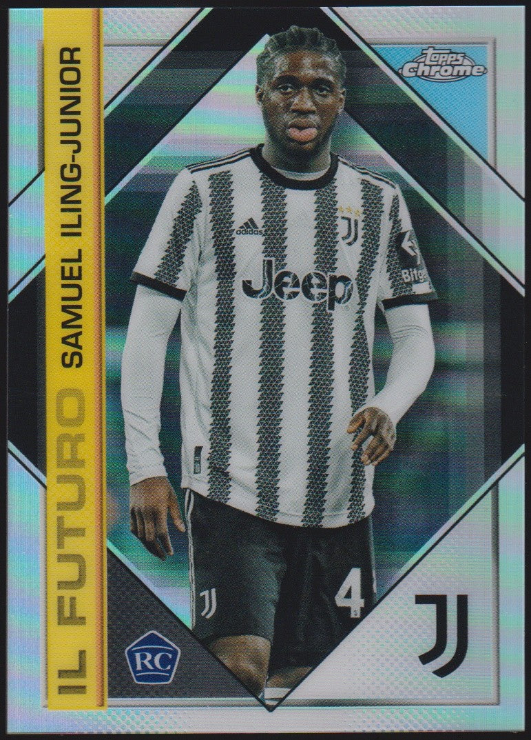 Topps Chrome 2023-24 Samuel Iling-Junior Rookie Juventus Parallel Nr. PP-9 – Bild 1