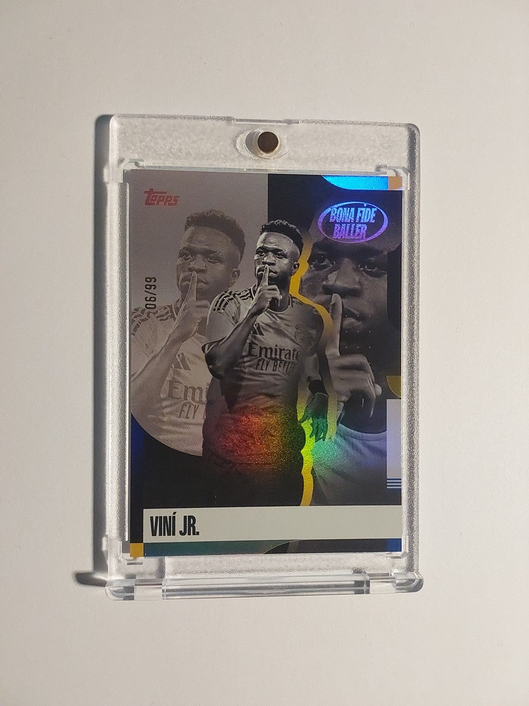 Topps Real Madrid Team Set 2024-25 Vinicius Jr Parallel 6/99 Bona Fide Refractor – Bild 1
