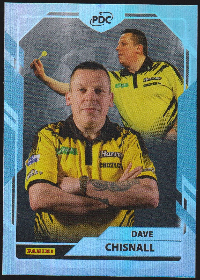 Panini PDC World Championship 2026 Dave Chisnall "Chizzy" Refractor Parallel – Bild 1