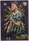 Topps X Whip 2023-24 Rasmus Hojlund Manchester United Champions League Parallel – Bild 1