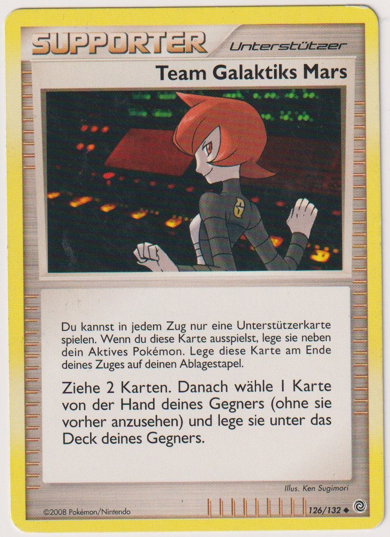 Pokemon TCG Team Galaktiks Mars #126/132 Uncommon (U) Deutsch 2008 – Bild 1