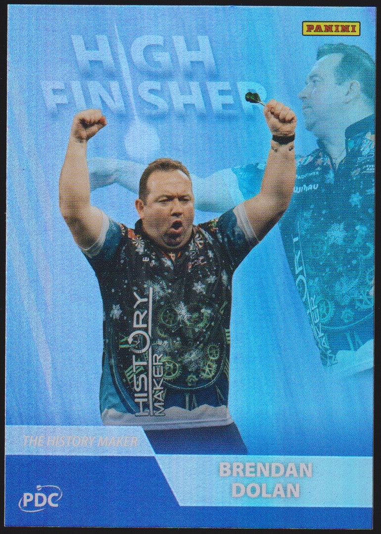Panini PDC World Championship 2026 Brendan Dolan Refractor Parallel – Bild 1