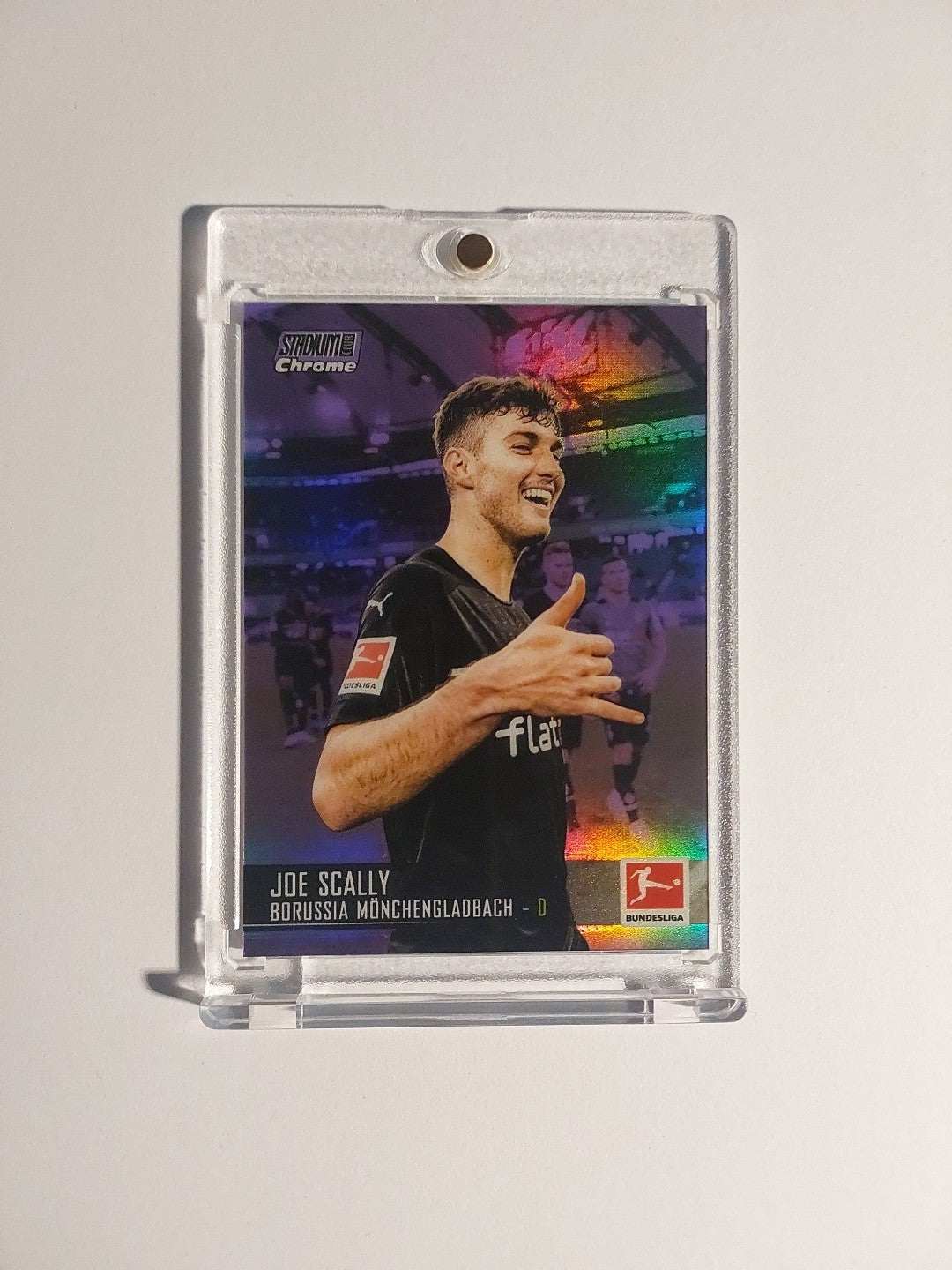 Topps Stadium Club Chrome 2021-22 Joe Scally Mönchengladbach Parallel 66/299 Hit – Bild 1