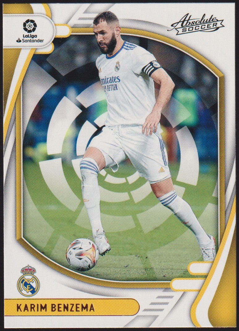 Panini Chronicles Absolute La Liga 2020-21 Karim Benzema Real Madrid Parallel – Bild 1