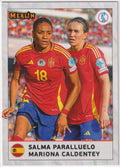 Topps 2025-26 Salma Paralluelo, Mariona Caldentey Spanien Parallel Rare – Bild 1
