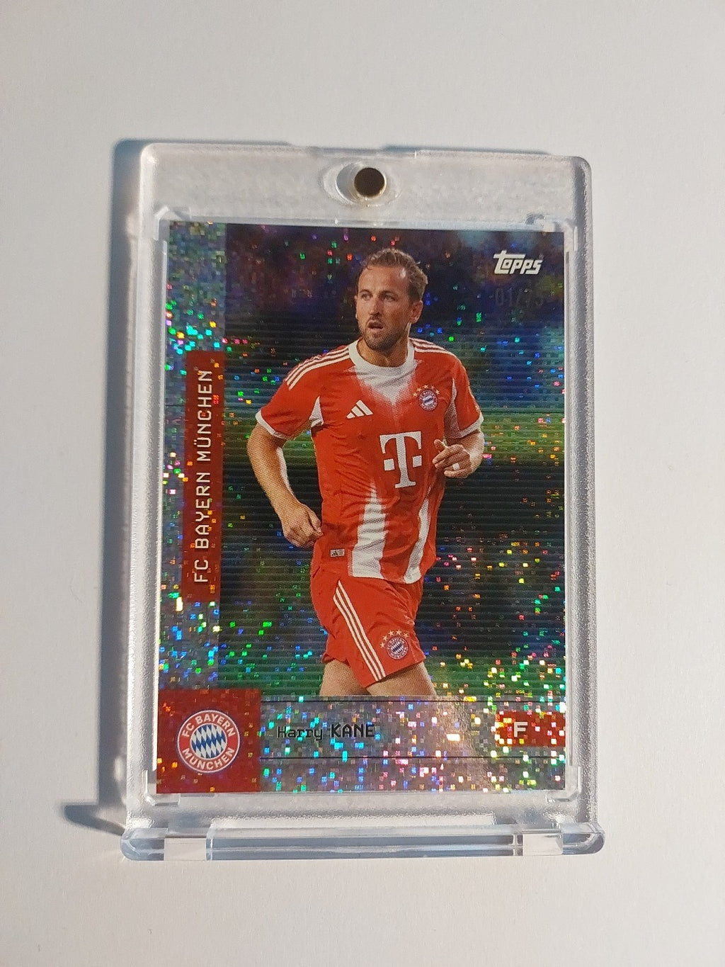 Topps Bayern Team Set 2025-26 Harry Kane Parallel 1/75 Refractor Ultra Rare Hit – Bild 1