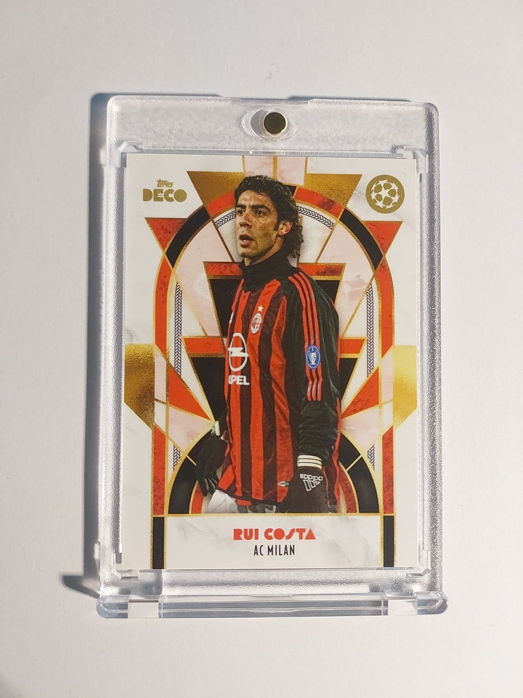 Topps UCC Deco 2023-24 Rui Costa AC Mailand Portugal Parallel Ultra Rare Hit – Bild 1