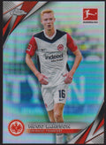 Topps Chrome 2024-25 Hugo Larsson Eintracht Frankfurt Parallel Refractor – Bild 1