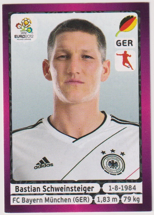 Panini EURO 2012 Bastian Schweinsteiger Deutschland Legend Parallel Rare – Bild 1