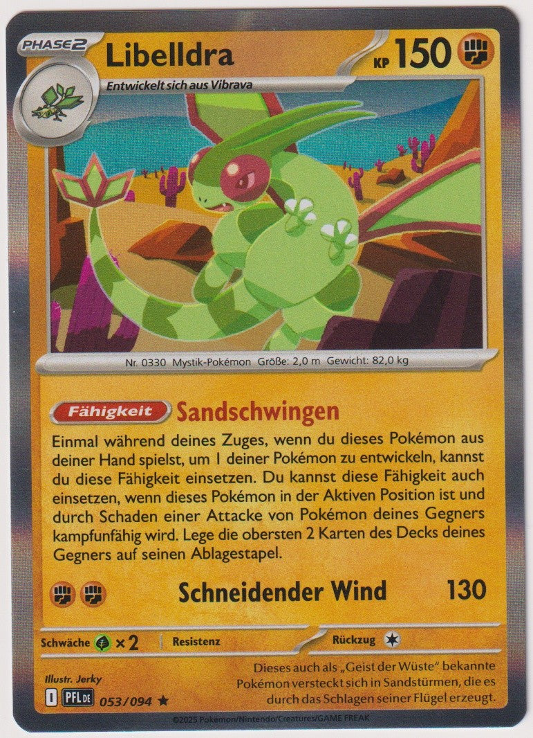 Pokemon TCG Flygon #53/094 Rare (R) Holo Deutsch 2025 – Bild 1
