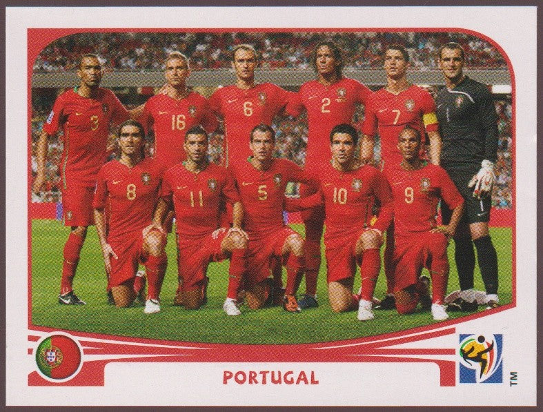 Panini 2010 FIFA World Cup Ronaldo & Deco Portugal Team Legend Parallel Rare – Bild 1
