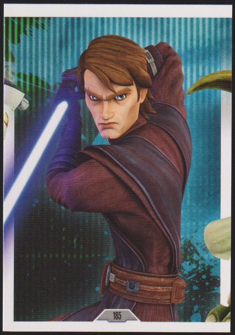 Topps Star Wars 2011 Anakin Skywalker Jedi Republik Full Art TCG Rare #185 – Bild 1
