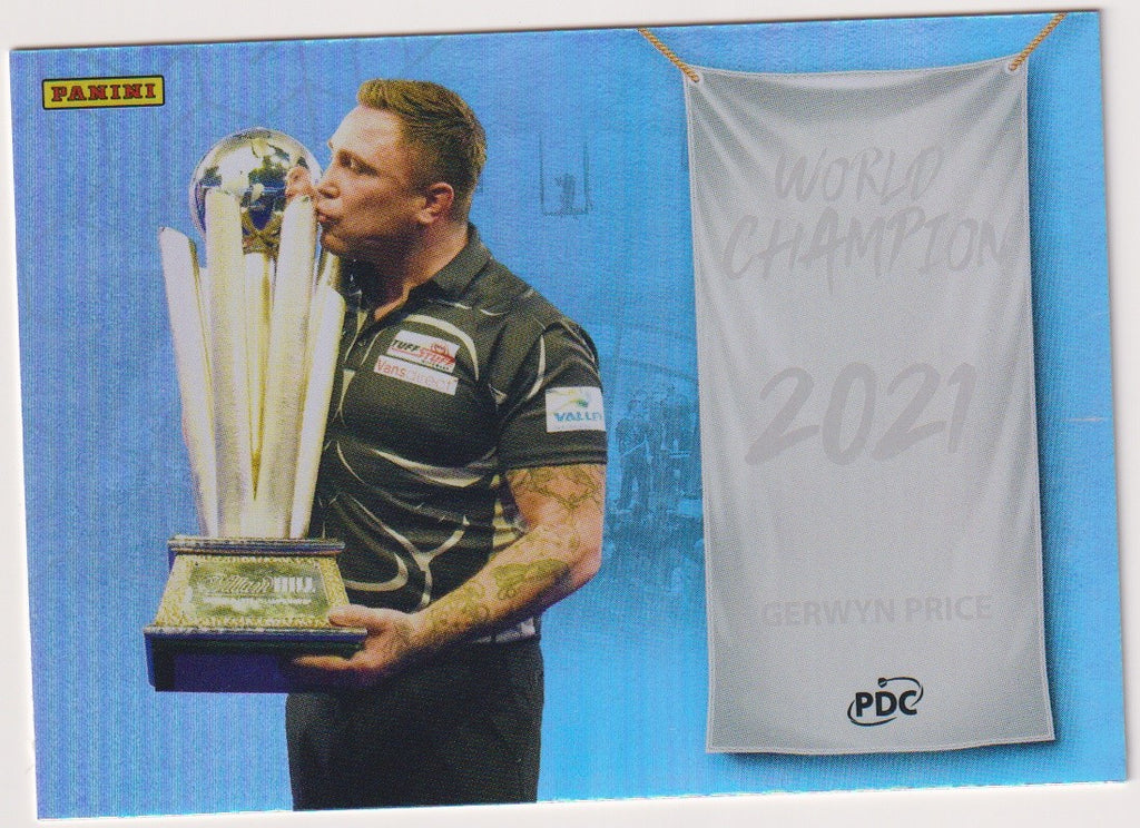 Panini PDC World Championship Gerwyn Price & The Iceman Wales Refractor Parallel – Bild 1