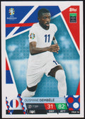 Topps Match Attax 2023-24 Ousmane Dembélé UEFA Euro 2024 Germany Parallel Rare – Bild 1