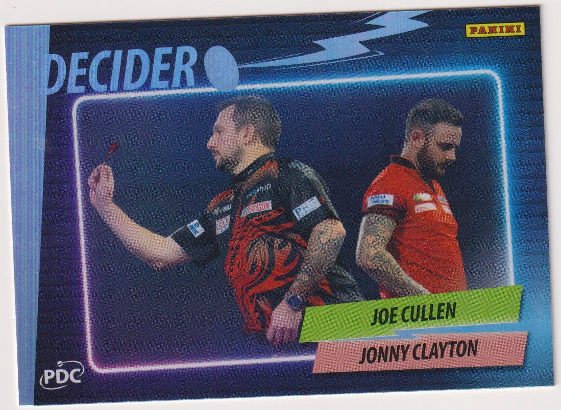 Panini PDC World Championship 2026 Joe Cullen & Jonny Clayton Refractor Parallel – Bild 1