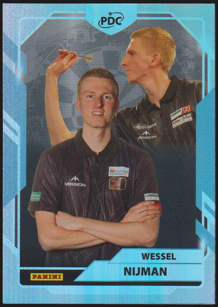 Panini PDC World Championship 2026 Wessel Nijman Refractor Parallel – Bild 1