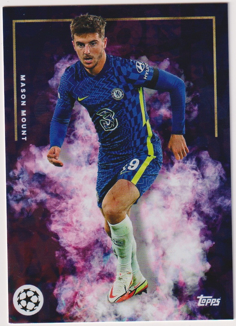 Topps Champions League 2021-22 Mason Mount Chelsea Football Club Parallel Rare – Bild 1