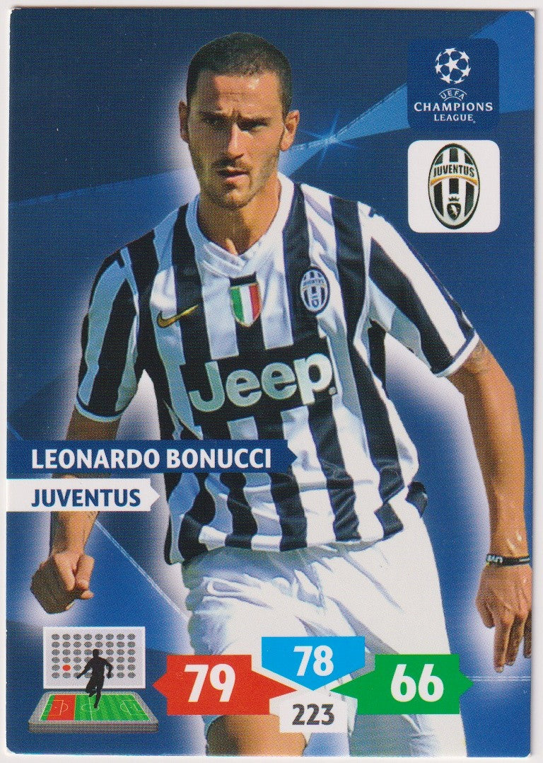 Panini Adrenalyn XL 2013-14 Leonardo Bonucci Juventus Turin Vintage Parallel – Bild 1