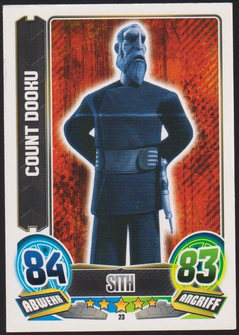 Topps Star Wars 2004 Count Dooku Sith Separatisten TCG Rare #23 – Bild 1