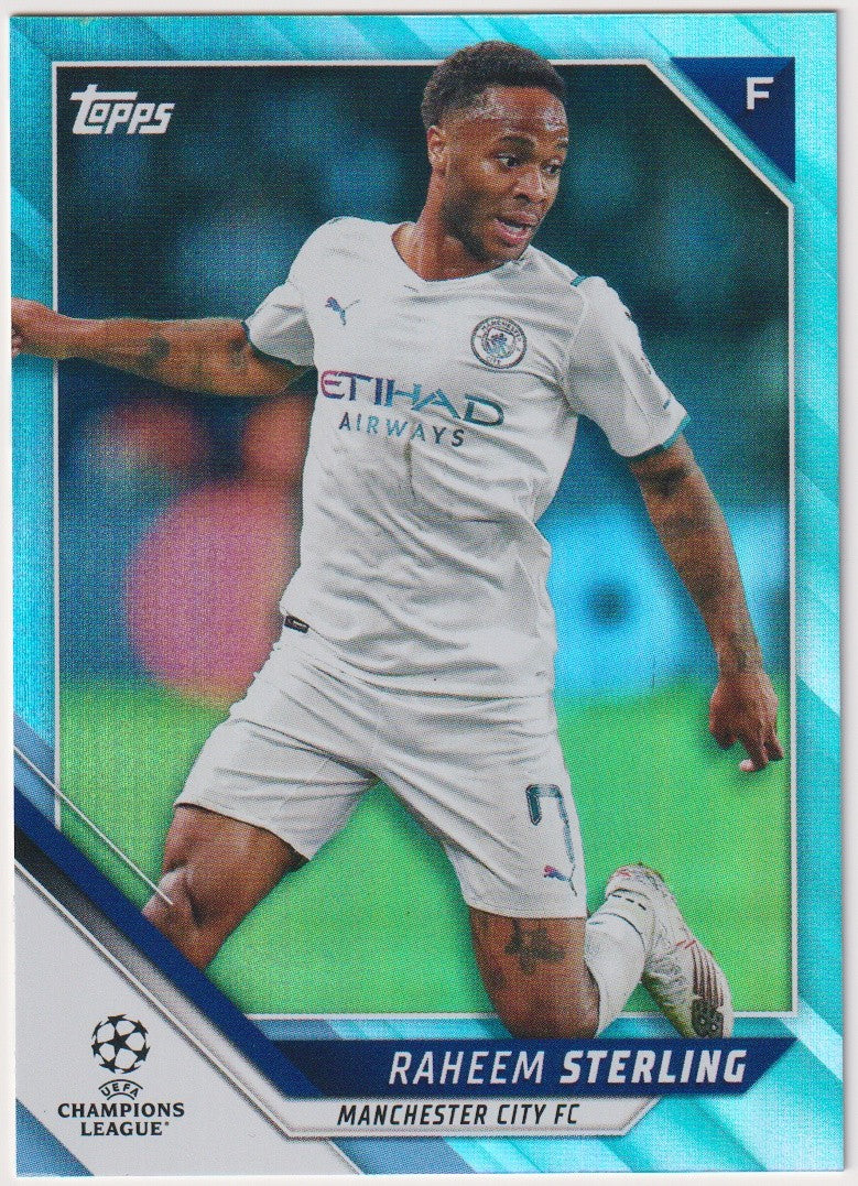 Topps 2022-23 Raheem Sterling Rookie Manchester City FC Champions League – Bild 1