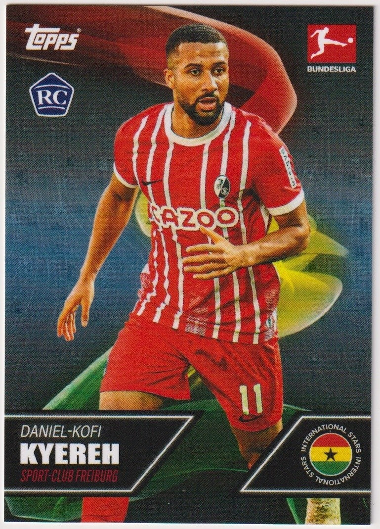 Topps 2022-23 Daniel-Kofi Kyereh Sport-Club Freiburg Rookie Parallel – Bild 1