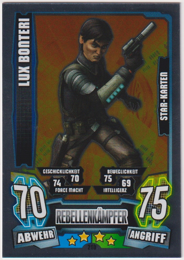 Topps Star Wars 2013 Lux Bonteri Rebellenallianz Rebellenkämpfer TCG Rare – Bild 1