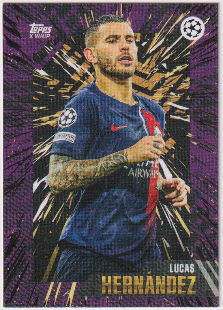 Topps Champions League 2022-23 Lucas Hernández Paris Saint-Germain Parallel Rare – Bild 1