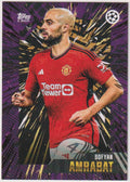Topps Champions League 2022-23 Sofyan Amrabat Manchester United x Whip Parallel – Bild 1