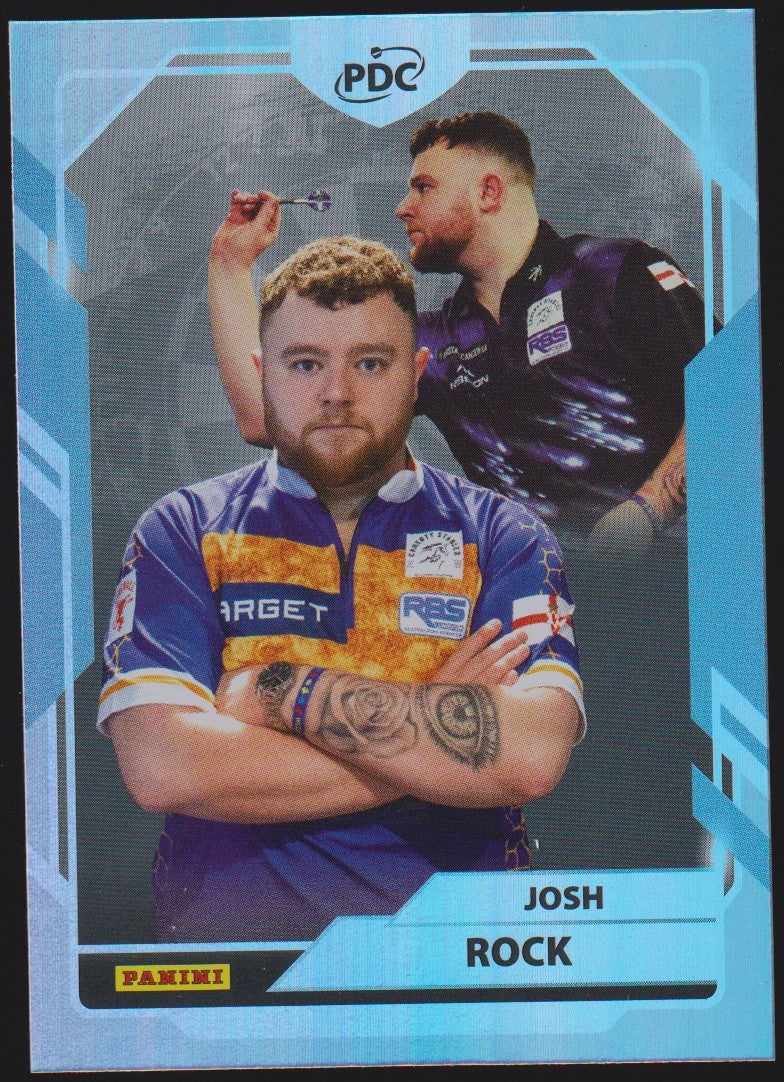 Panini PDC World Championship 2026 Josh Rock "Rocky" Refractor Parallel – Bild 1