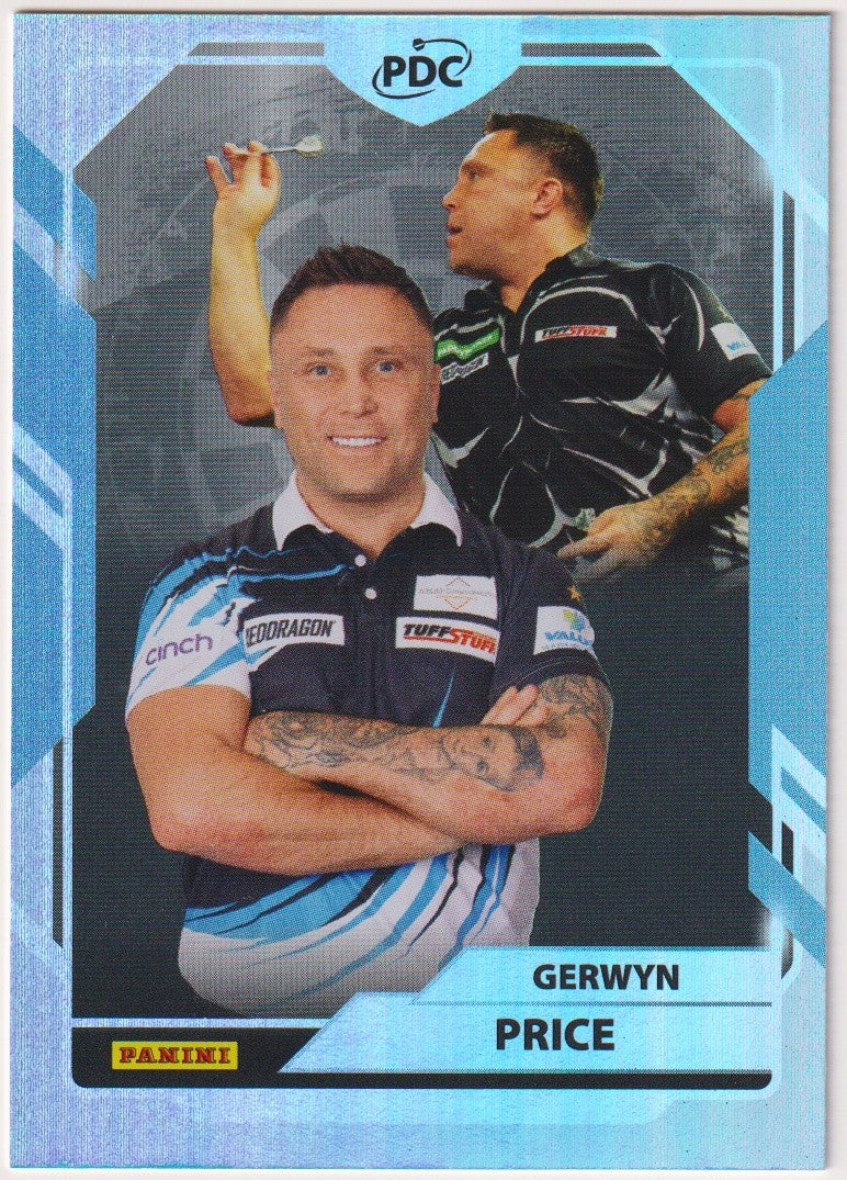 Panini PDC World Championship 2026 Gerwyn Price "The Ice Man" Refractor Parallel – Bild 1