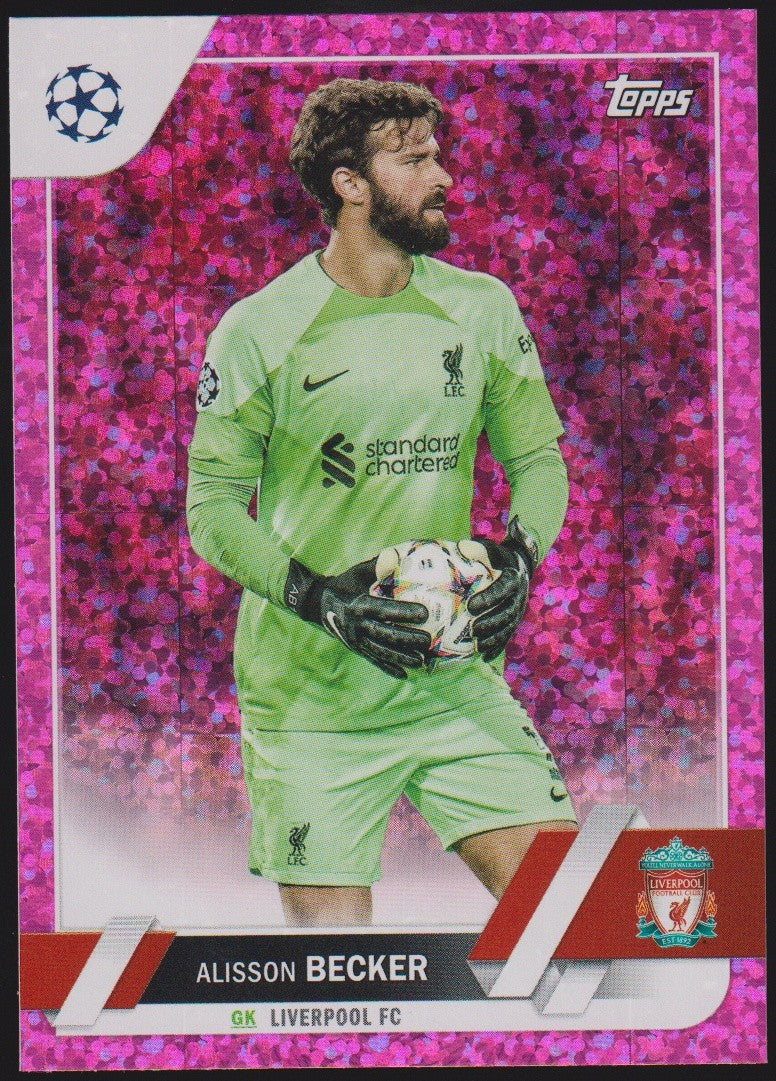Topps 2022-23 Alisson Becker Liverpool FC Parallel Rare – Bild 1