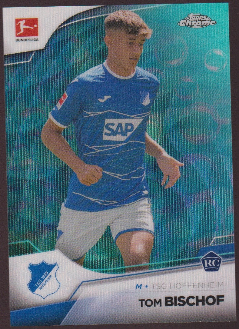 Topps Chrome 2021-22 Tom Bischof TSG Hoffenheim Parallel 48/275 Rookie – Bild 1