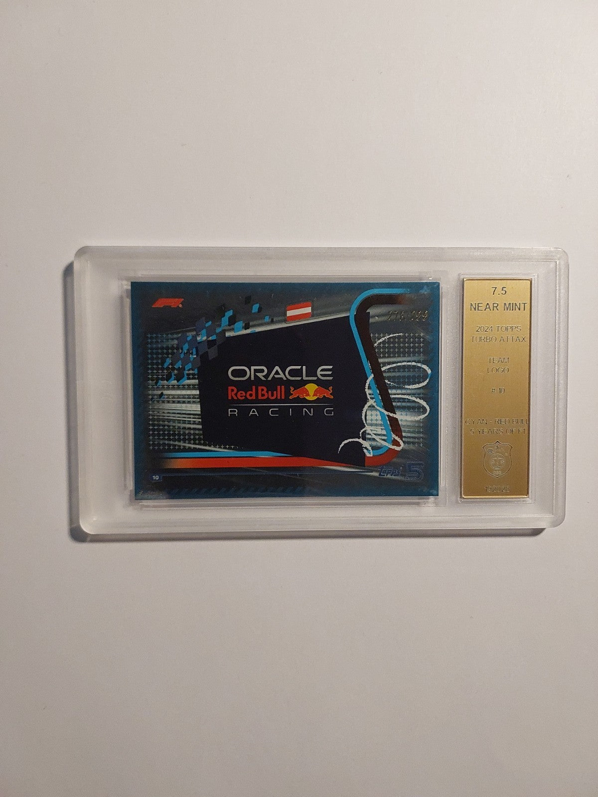 Topps Turbo 2024 Oracle RB Racing F1 Team Card GSG 7.5 = PSA Parallel 276/299 – Bild 1