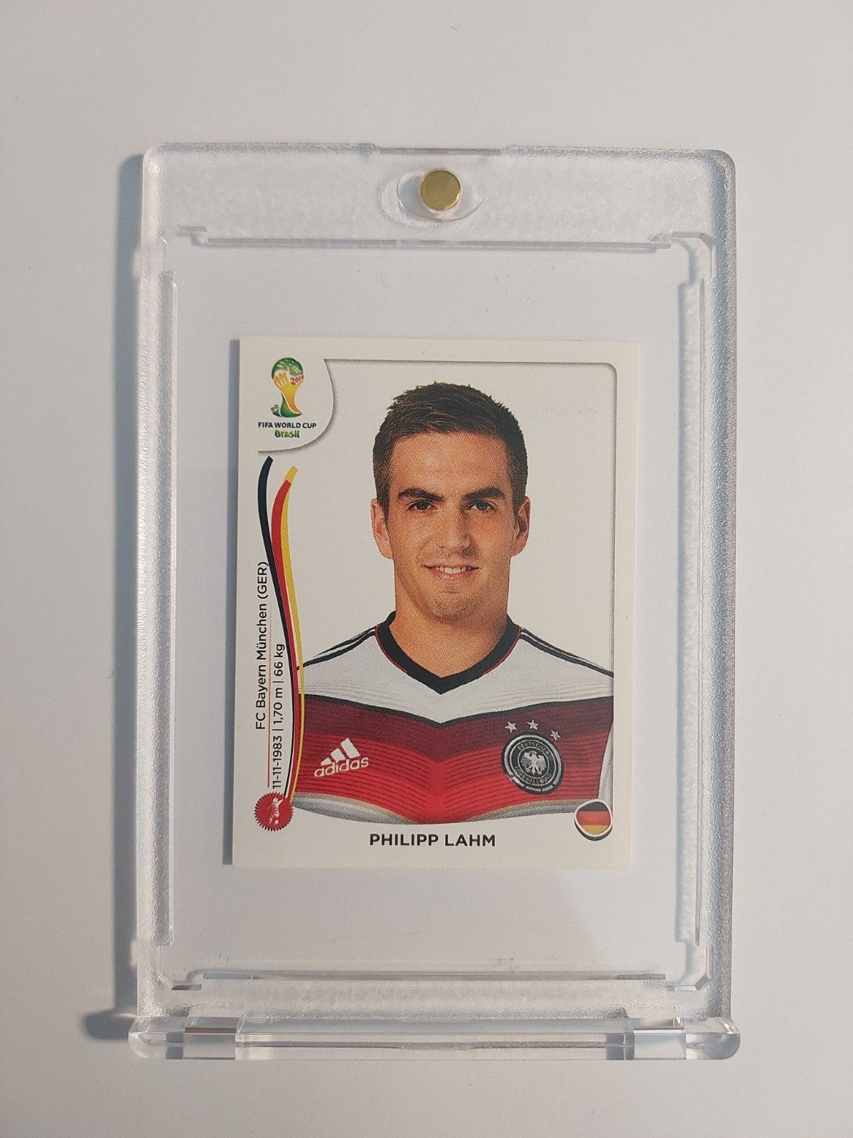 Panini World Cup 2014 Philipp Lahm Deutschland Winner Vintage Parallel – Bild 1
