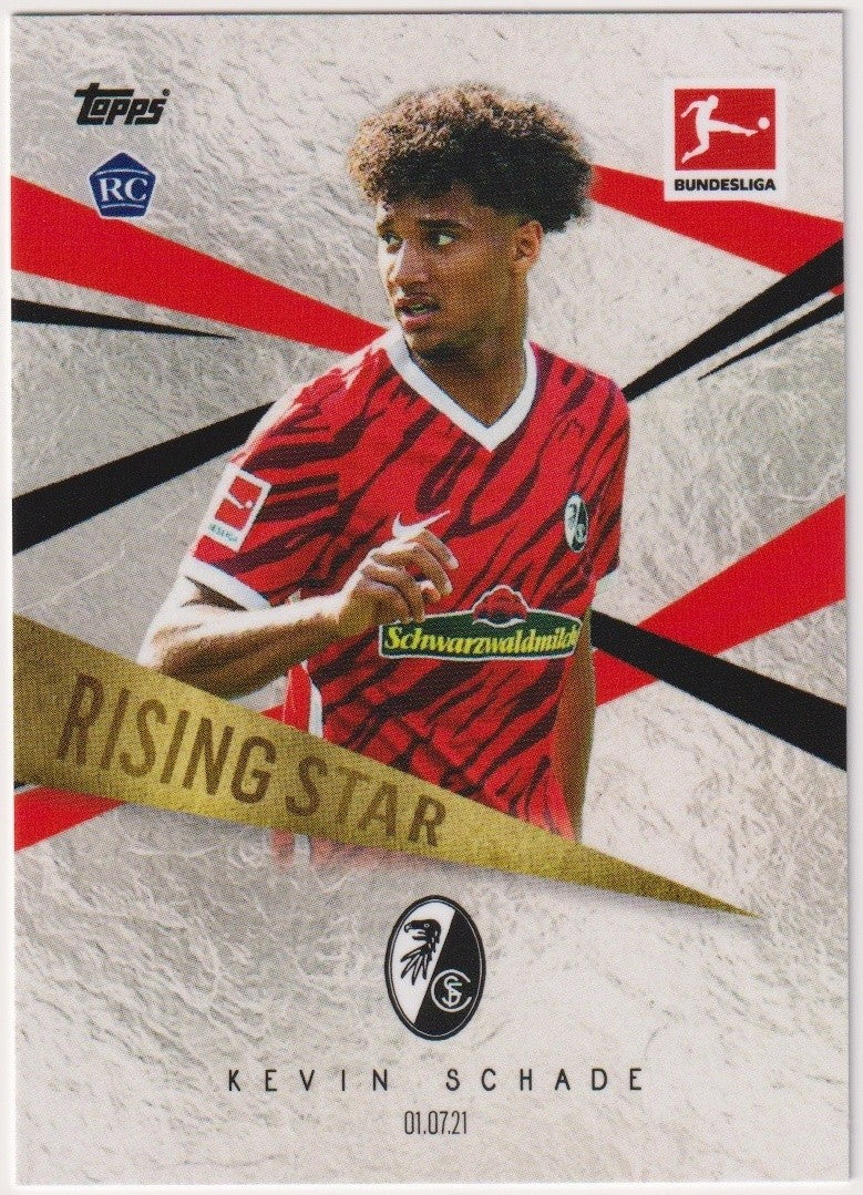 Topps Bundesliga 2020-21 Kevin Schade Rookie SC Freiburg Parallel Rare – Bild 1