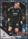 Topps 2021-22 Dejan Kulusevski Juventus Parallel Rare 1st Edition Refractor – Bild 1