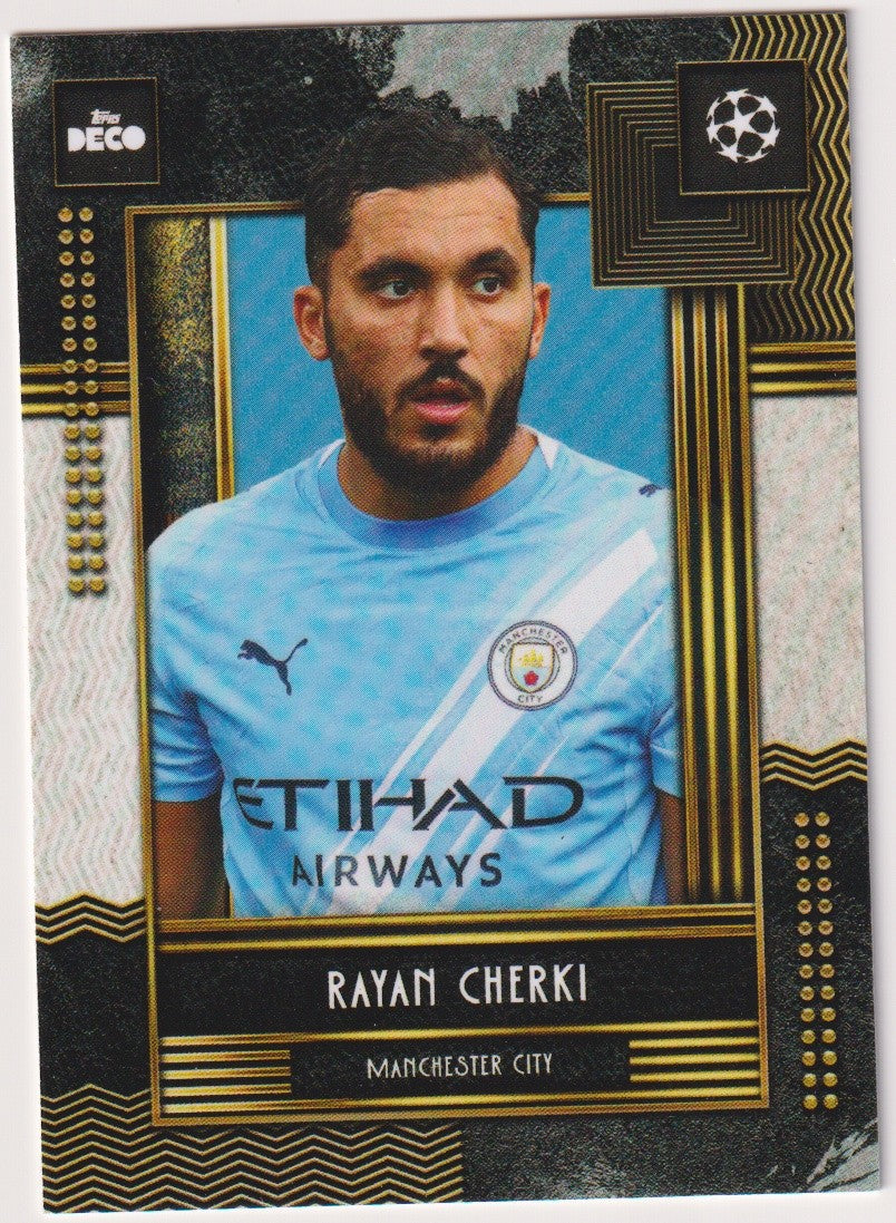 Topps Current Stars 2024-25 Rayan Cherki Manchester City Parallel Rare – Bild 1