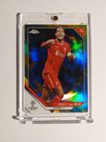 Topps Chrome 2021-22 Virgil Van Dijk Liverpool Parallel 42/75 Blue Refractor Hit – Bild 1