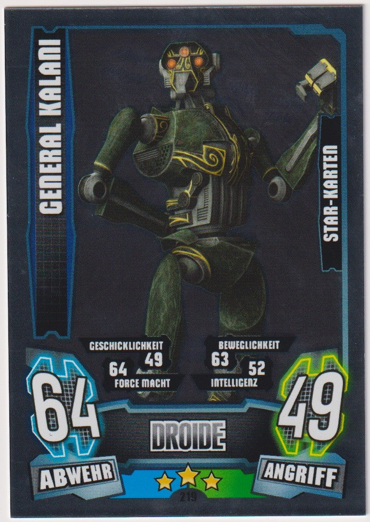 Topps Star Wars 2013 General Kalani Separatist TCG Rare #219 – Bild 1