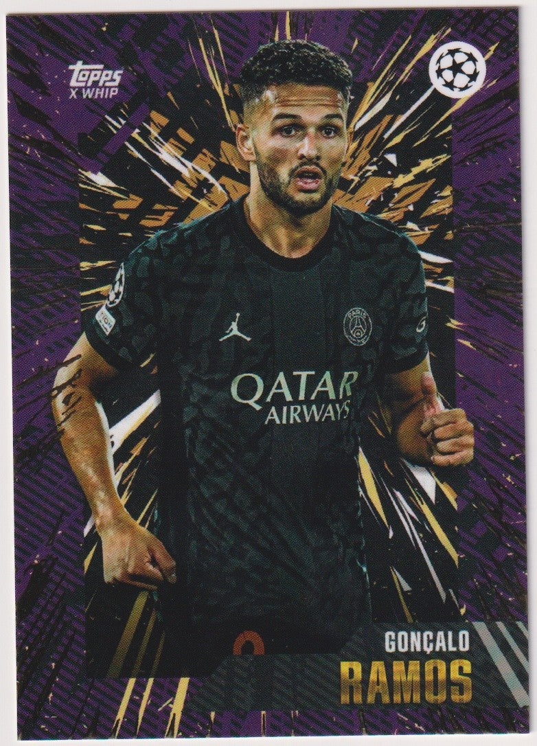 Topps X WHIP 2022-23 Gonçalo Ramos Paris Saint-Germain Champions League Parallel – Bild 1