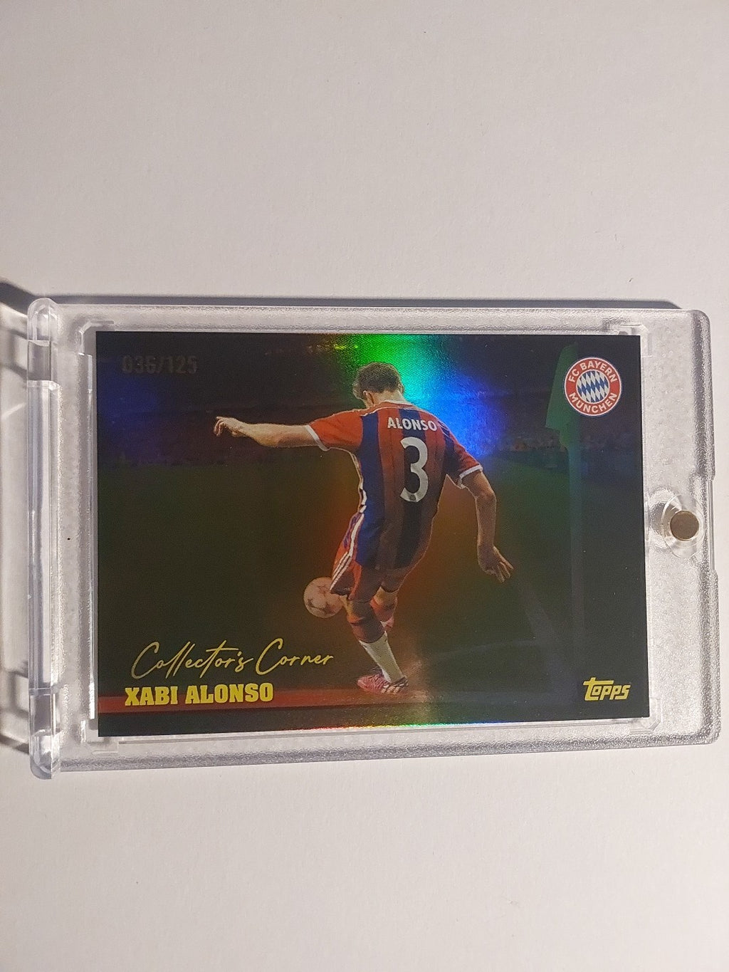 Topps Bayern Team Set 2025-26 Xabi Alonso Parallel 36/125 Refractor Ultra Rare – Bild 1