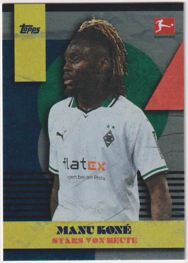 Topps Manu Koné Borussia Mönchengladbach Parallel Rare – Bild 1